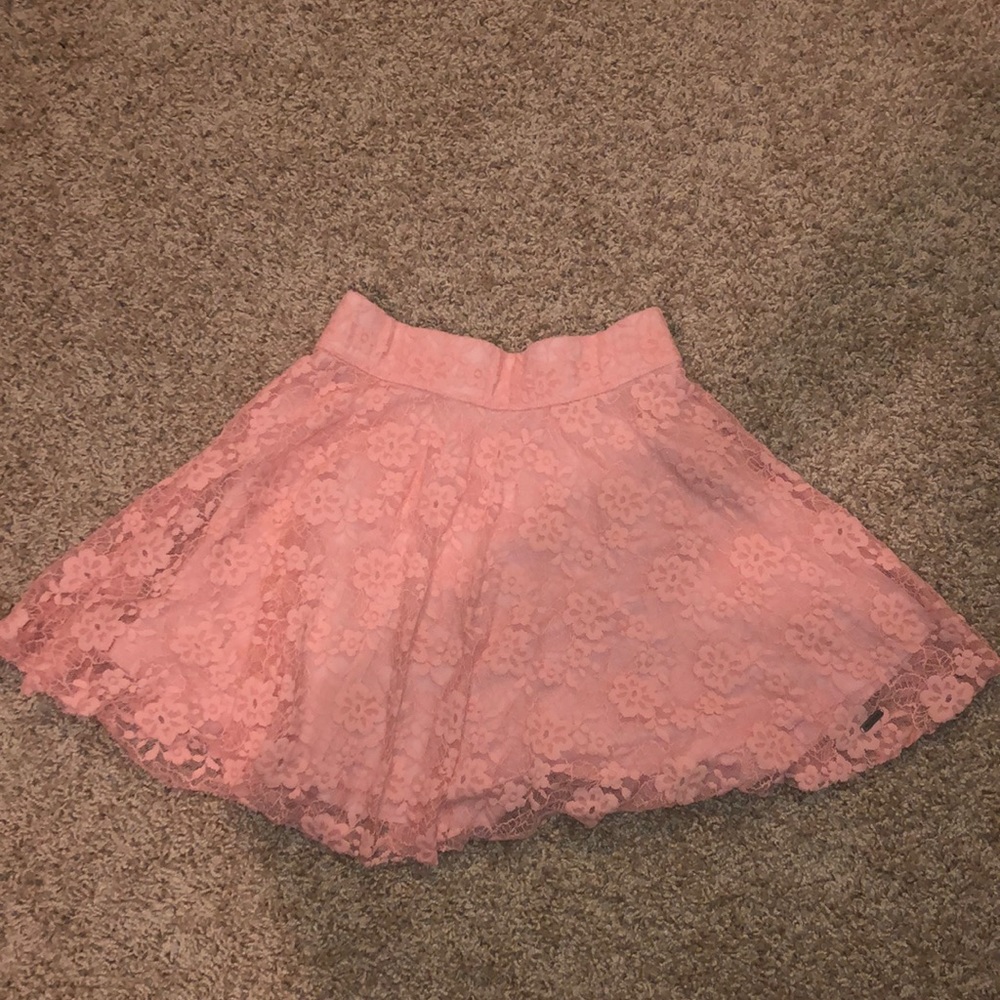 Holloster pink skirt
